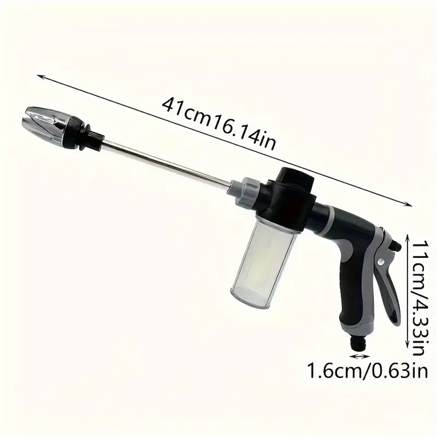 새로운 자동차 세척용 롱폴 고압 물총 조절식 정원 노즐 - Pressure Washer Foam Gun 리뷰 및 가격