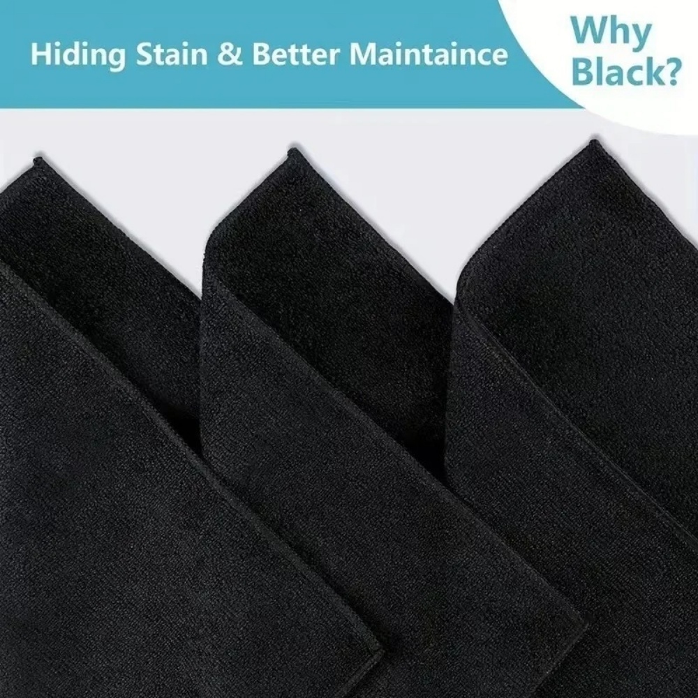 검정색 마이크로화이버 청소 천 흡수성 타월 세차, 집안 - Microfiber Towel Detailing 리뷰 및 가격