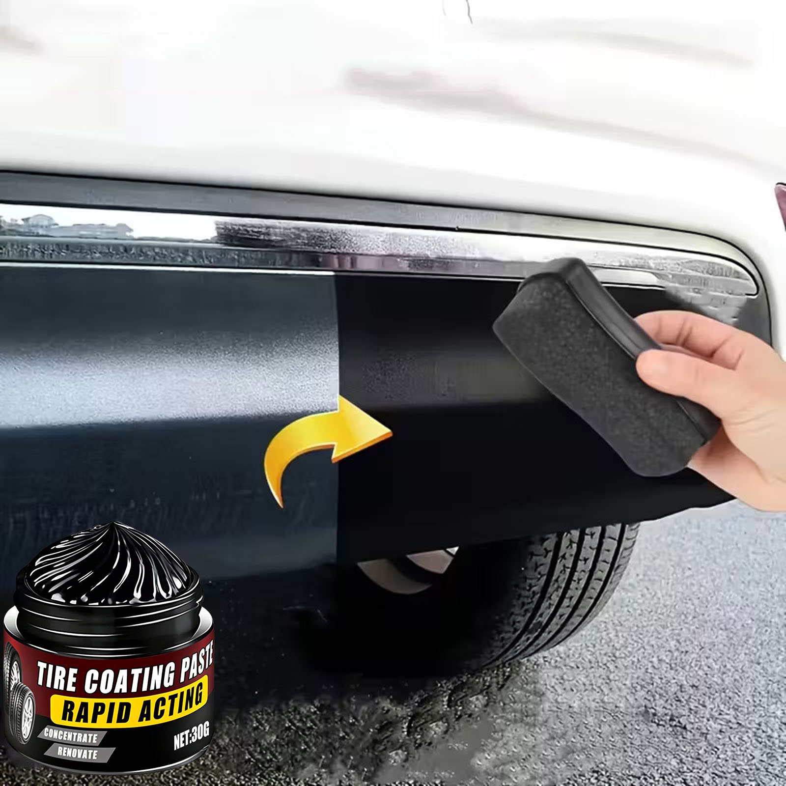 타이어 코팅 UV 보호 자동차 내부 스크래치 복구 페이 - Trim Restorer Plastic 리뷰 및 가격